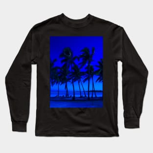 blue trees Long Sleeve T-Shirt